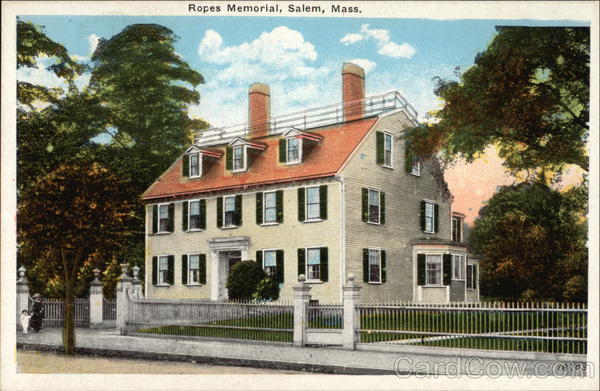 Ropes Memorial Salem Massachusetts