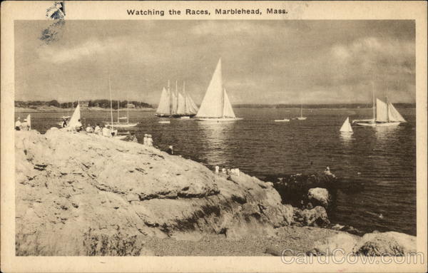 Watching the Races Marblehead Massachusetts