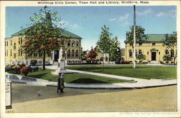 Winthrop Civic Center, Town Hall and Library Massachusetts