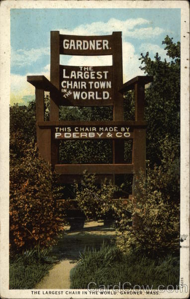The Largest Chair in the World Gardner Massachusetts