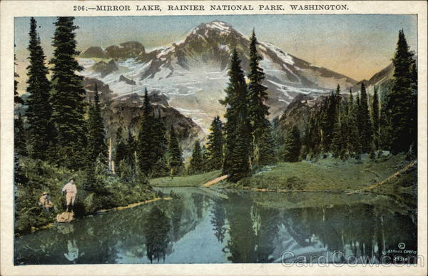 Mirror Lake, Rainier National Park, Washington Mount Rainier National Park