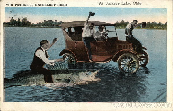 The Fishing is Excellent Here Buckeye Lake, OH