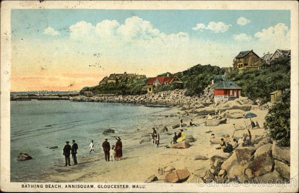Bathing Beach, Annisquam Gloucester Massachusetts