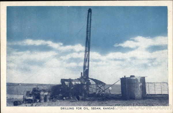 Drilling for Oil Sedan Kansas