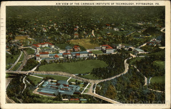 Air View of the Carnegie Institute of Technology Pittsburgh Pennsylvania