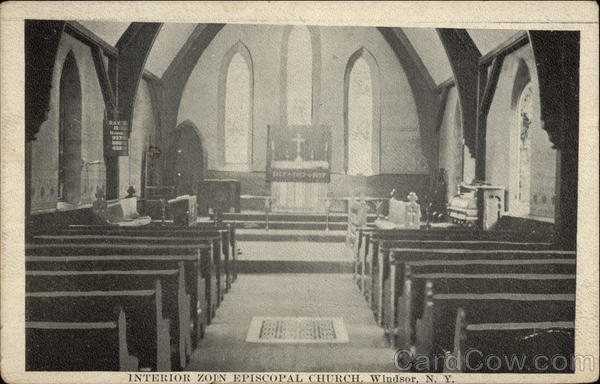 Interior Zoin Episcopal Church Windsor New York