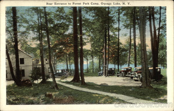 Rear Entrance to Forest Park Camp Oquaga Lake New York