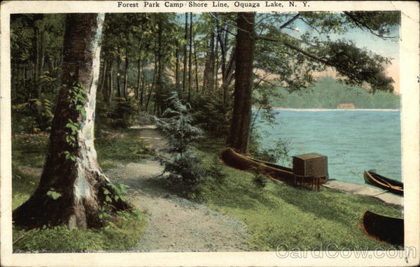 Forest Park Camp Shore Line Oquaga Lake New York