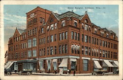 View of Hotel Knight Postcard