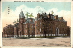 Shortridge High School Postcard
