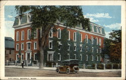 City Hall Beverly, MA Postcard Postcard