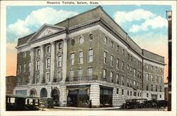 Masonic Temple Postcard