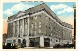 Masonic Temple Postcard