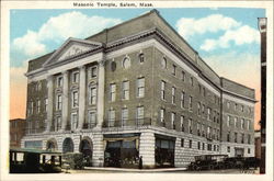 Masonic Temple Postcard