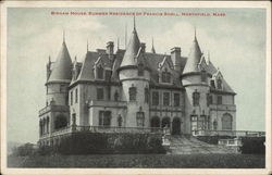 Birnam House - Summer Residence of Francis Shell Postcard