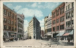 Central Avenue-West Lynn, MA Postcard Postcard
