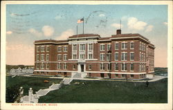 High School Salem, MA Postcard Postcard
