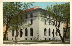 Post Office Albuquerque, NM Postcard Postcard