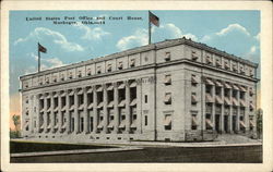 United States Post Office and Court House Muskogee, OK Postcard Postcard