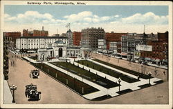 Gateway Park Minneapolis, MN Postcard Postcard