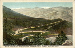 Upper Hairpins and Windy Point on the Lariat Trail Postcard