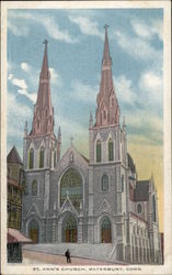 St. Ann's Church Waterbury, CT Postcard Postcard