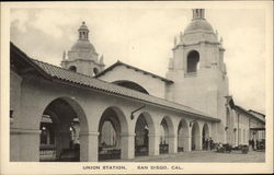 Union Station San Diego, CA Postcard Postcard