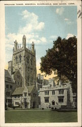 Wrexham Tower, Memorial Quadrangle Postcard