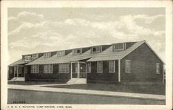 Y.M.C.A. Building, Camp Devens Ayer, MA Postcard Postcard