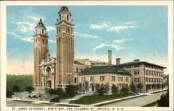 St. James Cathedral, Ninth Ave. and Columbia St Postcard