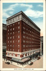 Hotel Stats Kansas City, MO Postcard Postcard