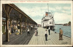 Muskoka Wharf Muskoka Lakes, ON Canada Ontario Postcard Postcard