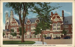 Sterling Law School, Yale University Postcard