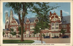 Sterling Law School, Yale University New Haven, CT Postcard Postcard