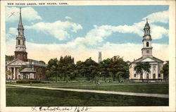 New Haven Green Connecticut Postcard Postcard