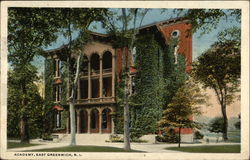 Academy East Greenwich, RI Postcard Postcard