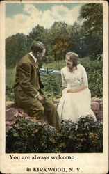 You Are Always Welcome Postcard