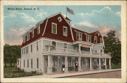 Moran House Deposit, NY Postcard Postcard