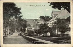 Second Street Deposit, NY Postcard Postcard