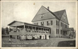 Paul Devereux Memorial Home for Tribune Fresh Air Children Deposit, NY Postcard Postcard