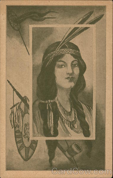 Indian Maiden Native Americana