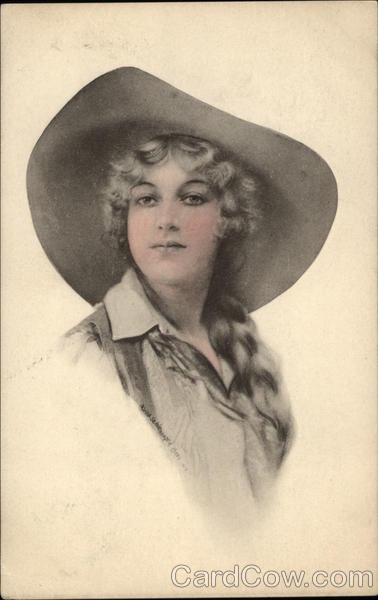 Portrait of Cowgirl Cowboy Western