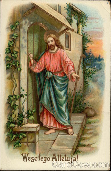Jesus Stands at the Door and Knocks Religious