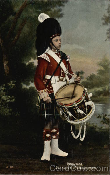 Drummer, Seaforth Highlanders Military