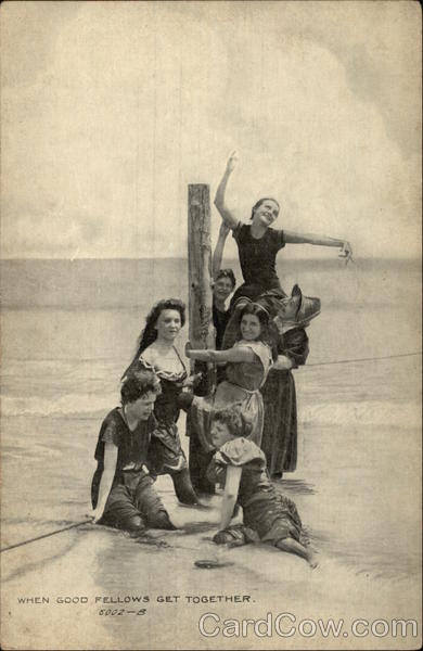 When good fellows get together Girls