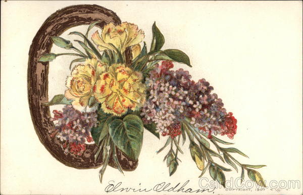 Letter Q with Flowers Alphabet Letters