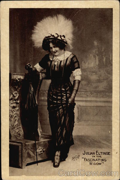Julian Eltinge in the Fascinating Widow Actresses
