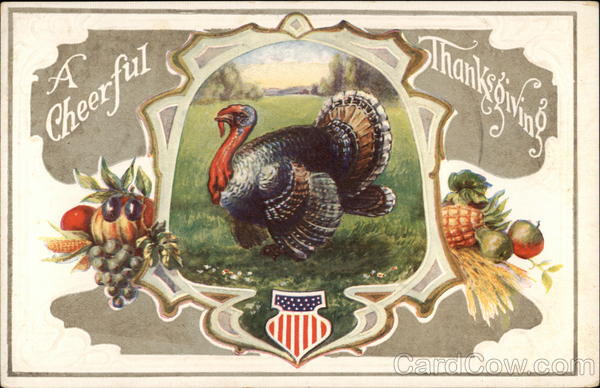 A Cheerful Thanksgiving Turkeys