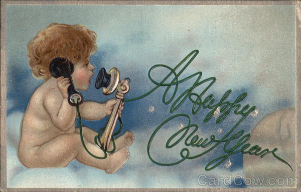 Baby with Telephone Children