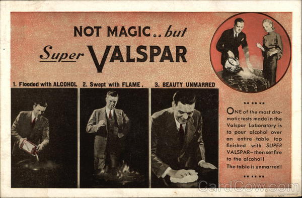 Not Magic ... But Super Valspar Advertising